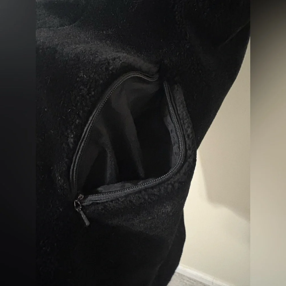 Women's black velvet vest S - Picture 6 of 10